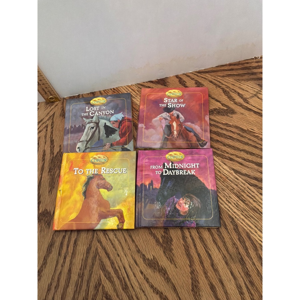 Western Kids Horseshoe Canyon Hardcover‎ Book Set 4pc Multicolor
